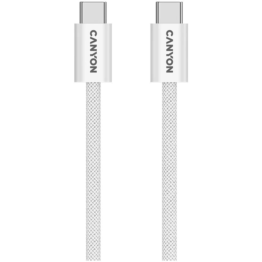 Canyon CND-CCMG60AB15W OnWire 60MG C-C 60W Magnet Braided cable 1m White Canyon CND-CCMG60AB15W OnWire 60MG C-C 60W Magnet Braided cable 1m White