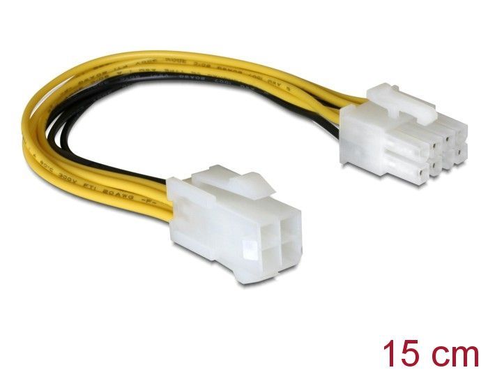 DeLock Cable Power 8pin EPS > 4pin ATX/P4 DeLock Cable Power 8pin EPS > 4pin ATX/P4