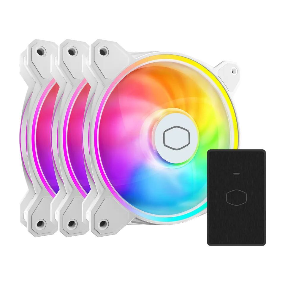 Cooler Master MasterFan MF120 Halo2 3in1 White Edition Cooler Master MasterFan MF120 Halo2 3in1 White Edition