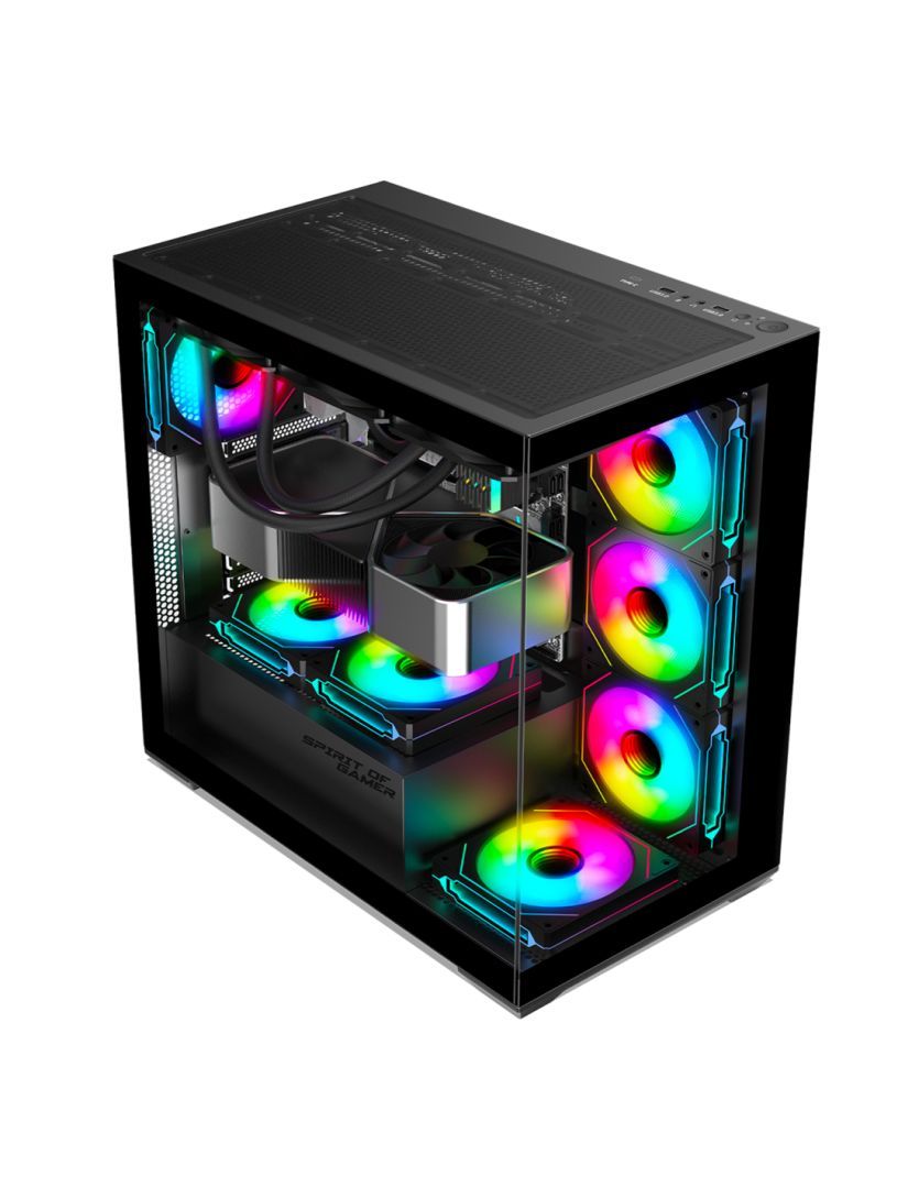 Spirit Of Gamer Spark RGB Tempered Glass Dark Spirit Of Gamer Spark RGB Tempered Glass Dark