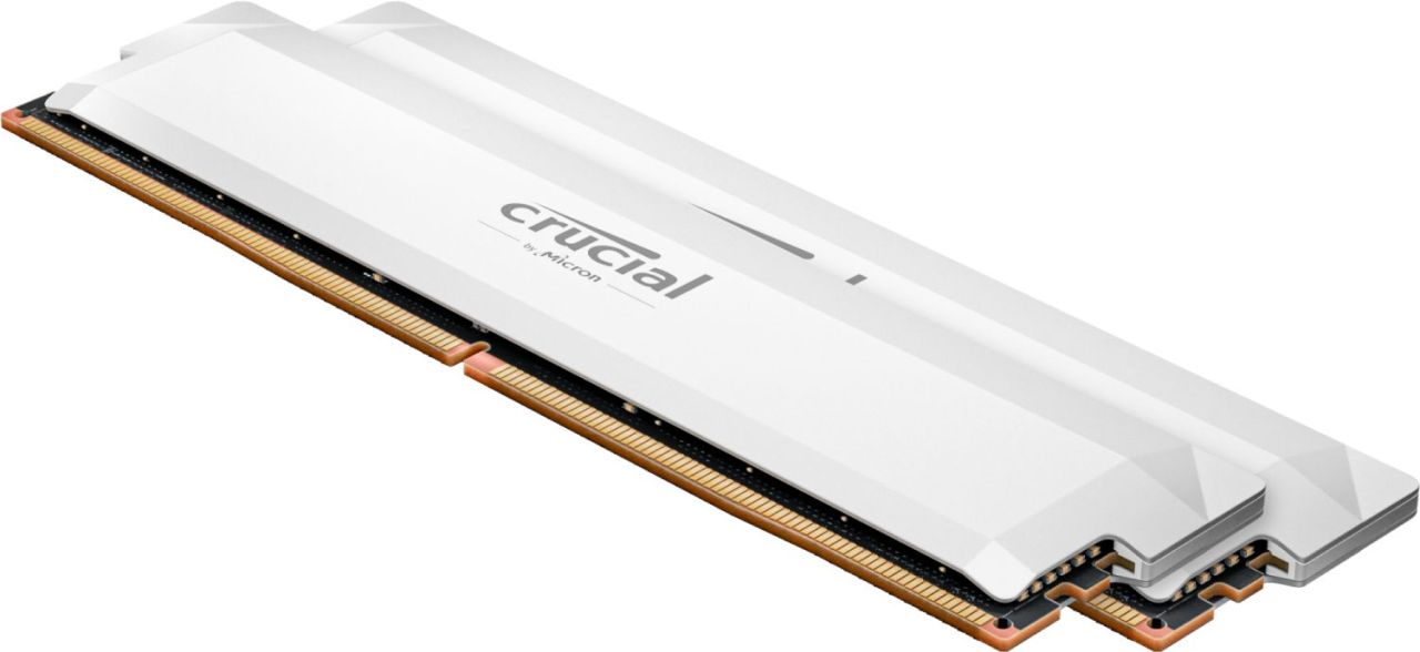 Crucial 64GB DDR5 6000MHz Kit(2x32GB) Pro White Crucial 64GB DDR5 6000MHz Kit(2x32GB) Pro White