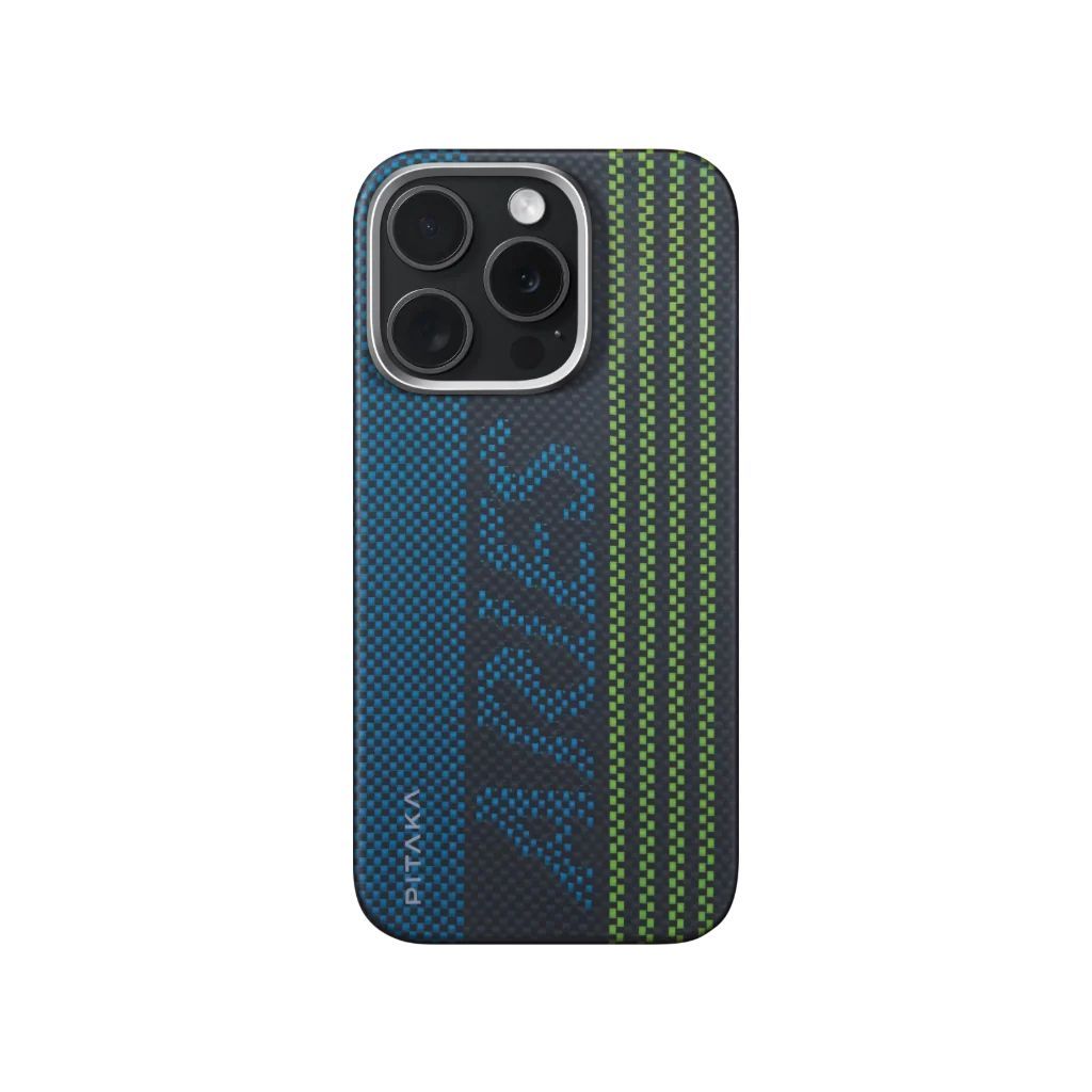 Pitaka Aries Tactile Woven Case iPhone 16 Pro Credit Card Pitaka Aries Tactile Woven Case iPhone 16 Pro Credit Card
