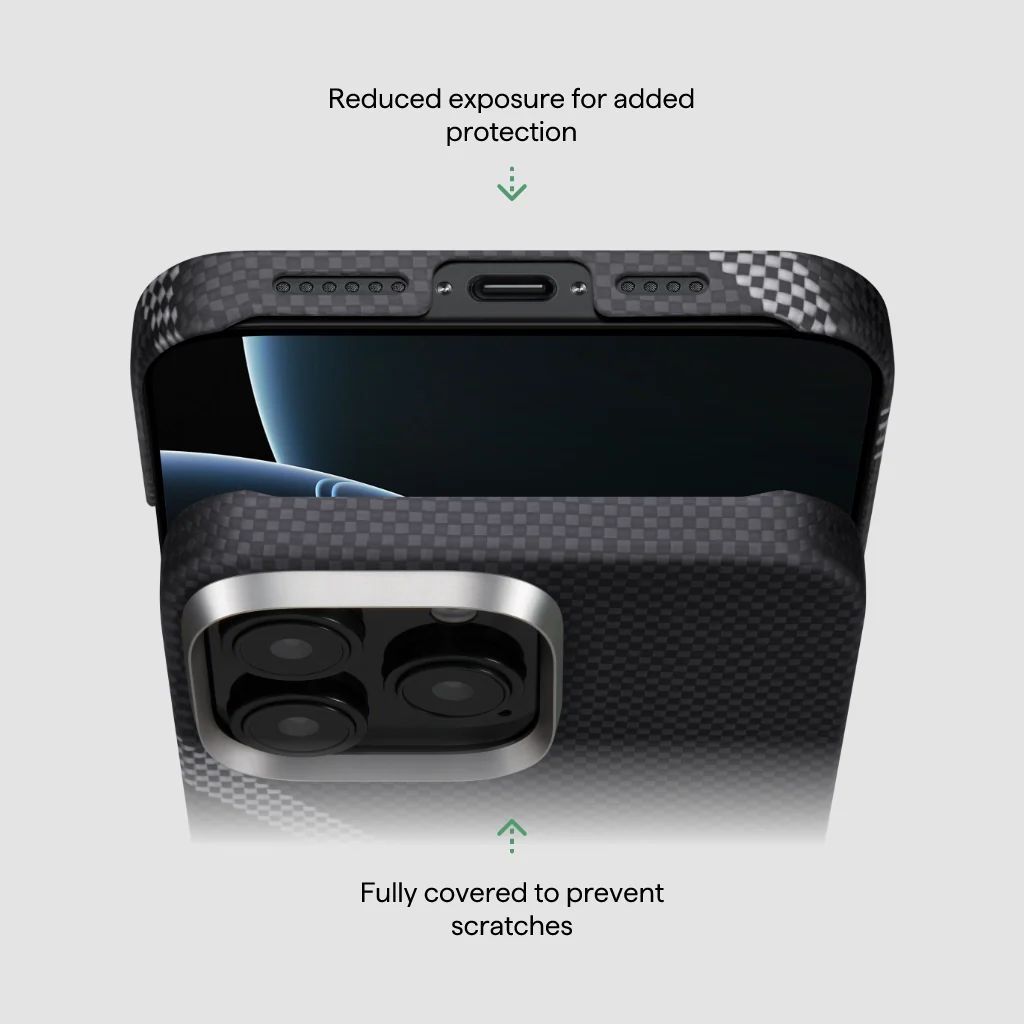 Pitaka Tactile Woven Case iPhone 16 Pro Re-TROS Rebuilding Pitaka Tactile Woven Case iPhone 16 Pro Re-TROS Rebuilding