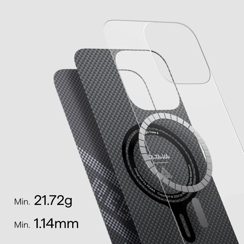 Pitaka Tactile Woven Case iPhone 16 Pro Re-TROS Rebuilding Pitaka Tactile Woven Case iPhone 16 Pro Re-TROS Rebuilding