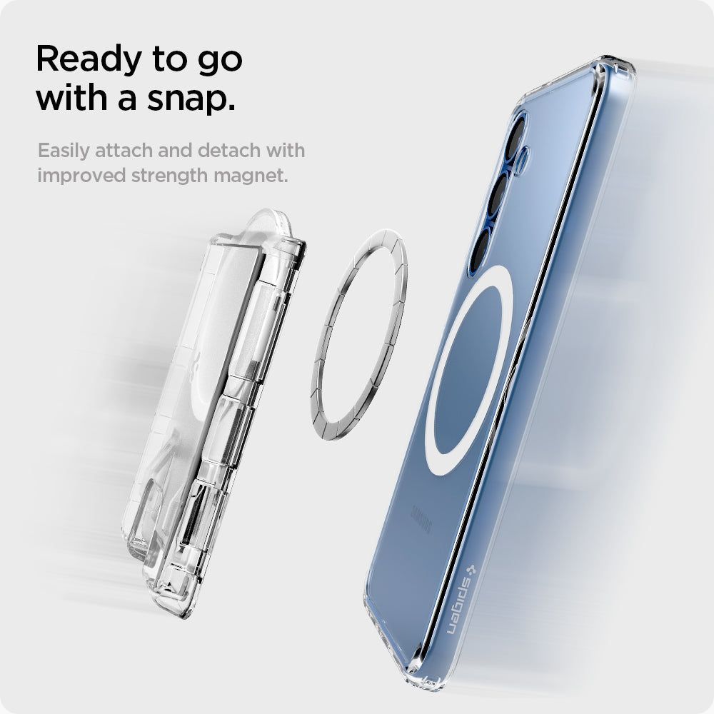 Spigen Ultra Hybrid Wallet MagSafe Samsung Galaxy S25 Series Crystal Clear Spigen Ultra Hybrid Wallet MagSafe Samsung Galaxy S25 Series Crystal Clear