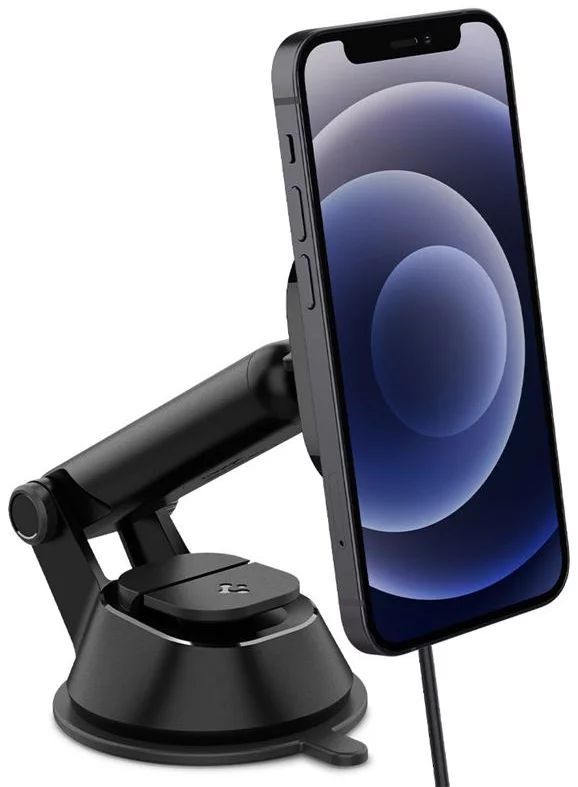 Spigen OneTap MagSafe Car Mount ITS35W Black Spigen OneTap MagSafe Car Mount ITS35W Black