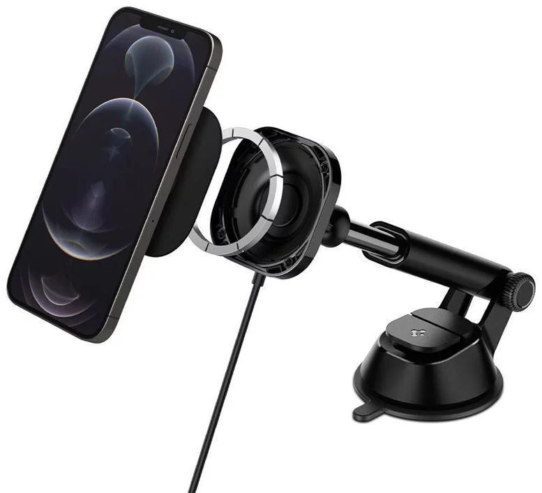 Spigen OneTap MagSafe Car Mount ITS35W Black Spigen OneTap MagSafe Car Mount ITS35W Black