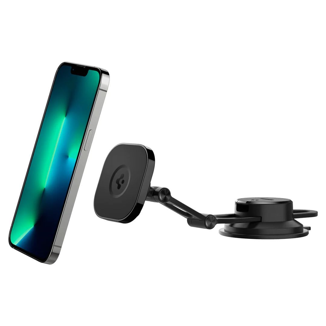 Spigen OneTap 3 Dash/Wind Magnetic Car Mount (MagFit) Black Spigen OneTap 3 Dash/Wind Magnetic Car Mount (MagFit) Black