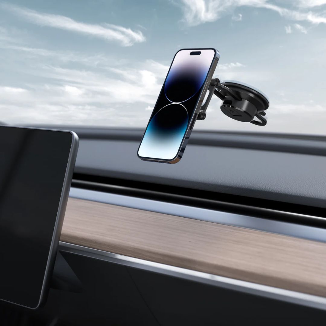 Spigen OneTap 3 Dash/Wind Magnetic Car Mount (MagFit) Black Spigen OneTap 3 Dash/Wind Magnetic Car Mount (MagFit) Black