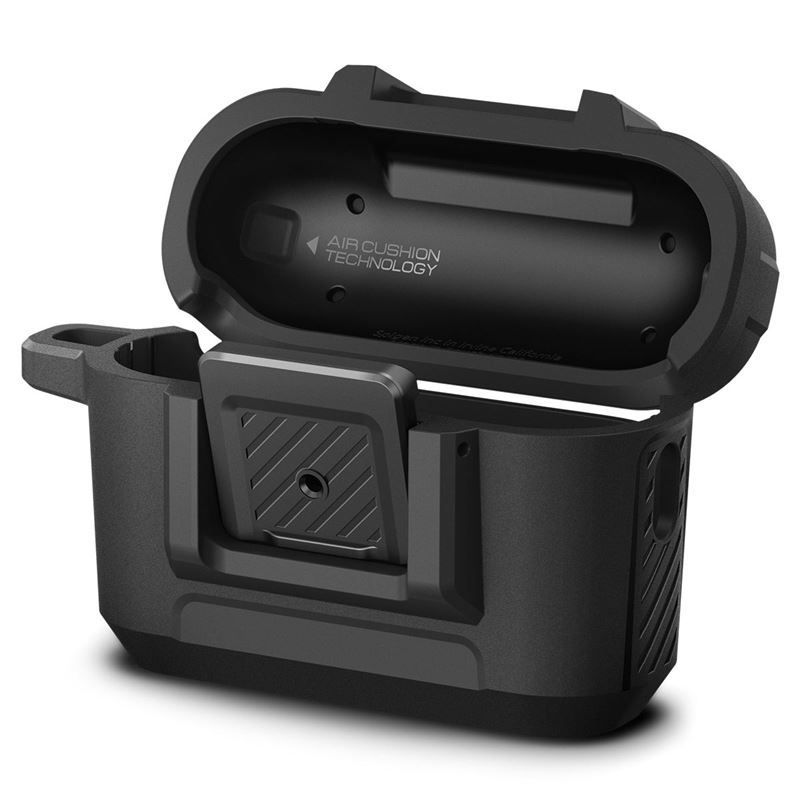 Spigen Lock Fit, matte black - AirPods Pro 2 Spigen Lock Fit, matte black - AirPods Pro 2