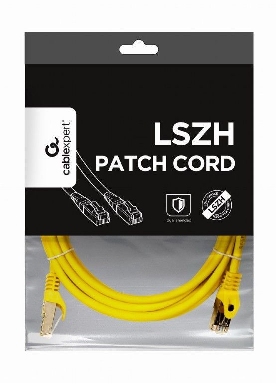 Gembird CAT6A S-FTP Patch Cable 3m Yellow Gembird CAT6A S-FTP Patch Cable 3m Yellow
