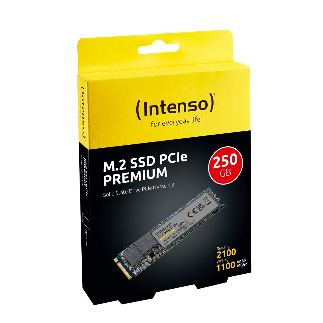 Intenso 250GB M.2 2280 PCIe NVMe Premium Intenso 250GB M.2 2280 PCIe NVMe Premium