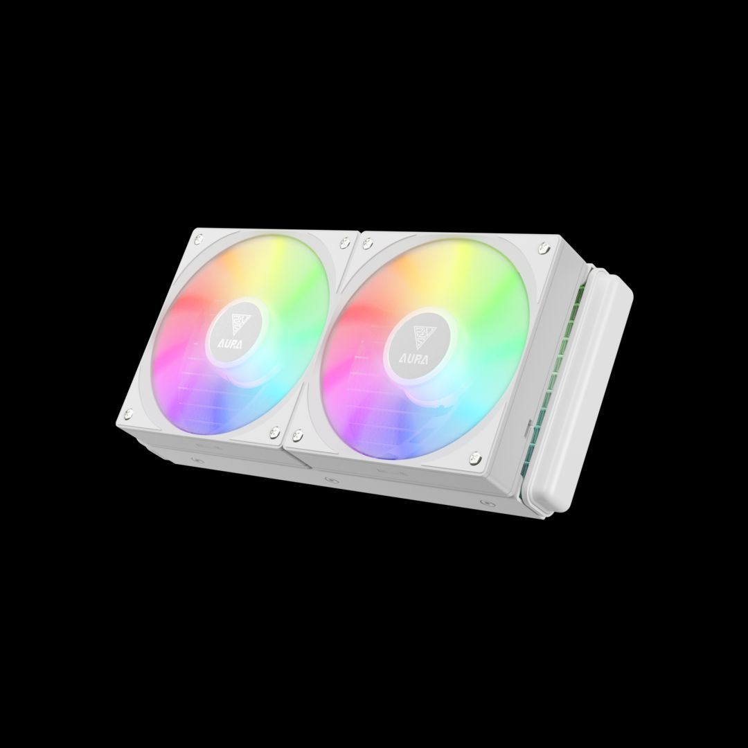 Gamdias Aura GL240 V2 WH Performance ARGB Liquid Cooler