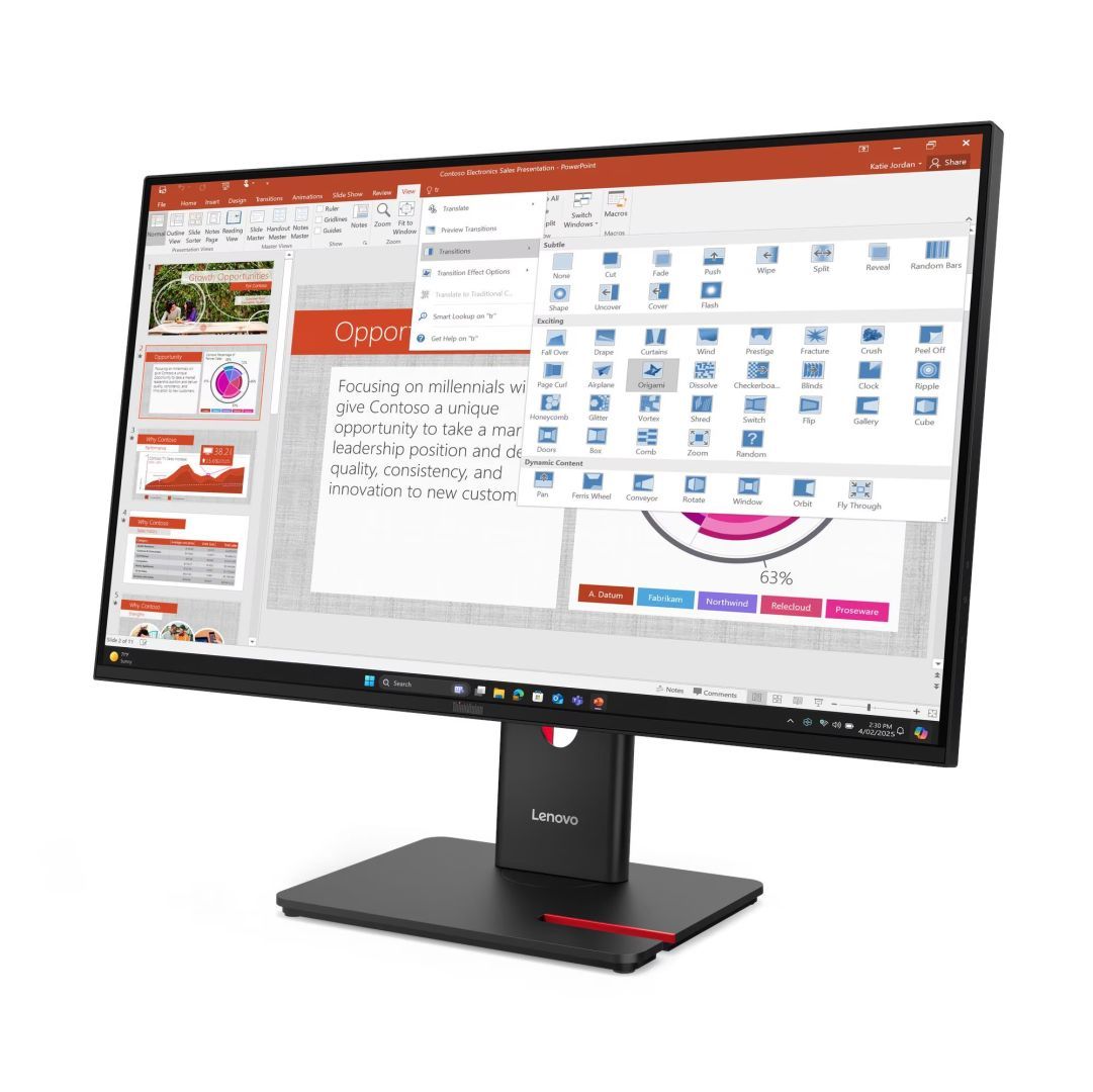 Lenovo 27" ThinkVision T27-40 IPS LED Lenovo 27" ThinkVision T27-40 IPS LED