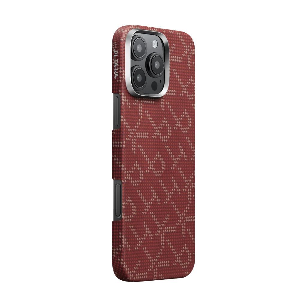 Pitaka Tactile Woven Case PTK for iPhone 16 Pro Max Gold/Red Pitaka Tactile Woven Case PTK for iPhone 16 Pro Max Gold/Red
