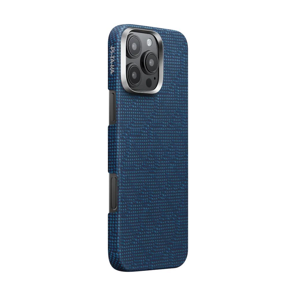 Pitaka Tactile Woven Case PTK iPhone 16 Pro Max Dark Blue Pitaka Tactile Woven Case PTK iPhone 16 Pro Max Dark Blue