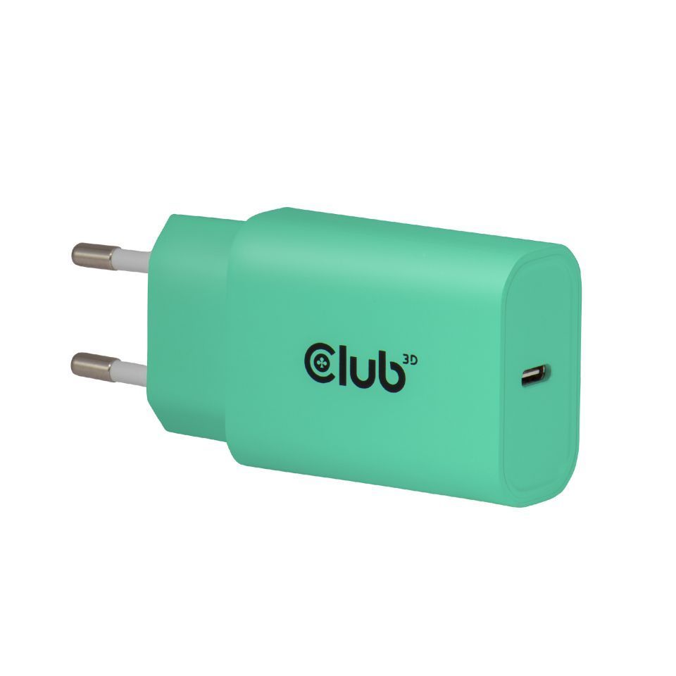 Club3D USB-C Charger 30W Green (2-Pack) Club3D USB-C Charger 30W Green (2-Pack)