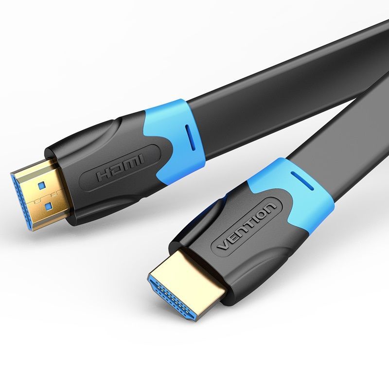 Vention Flat HDMI A male - HDMI A male cable 2m Black Vention Flat HDMI A male - HDMI A male cable 2m Black