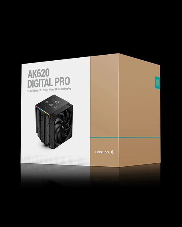 DeepCool AK620 Digital Pro Black CPU Cooler DeepCool AK620 Digital Pro Black CPU Cooler