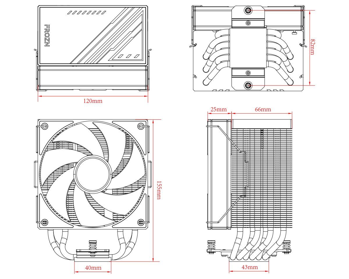 ID-COOLING FROZN A610 BLACK ID-COOLING FROZN A610 BLACK