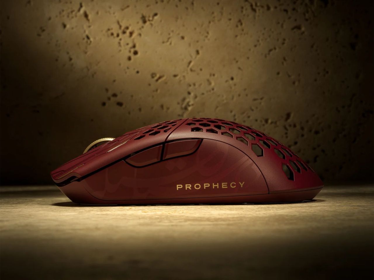 Finalmouse ULX Prophecy Scream Classic Wireless Gaming Mouse Red