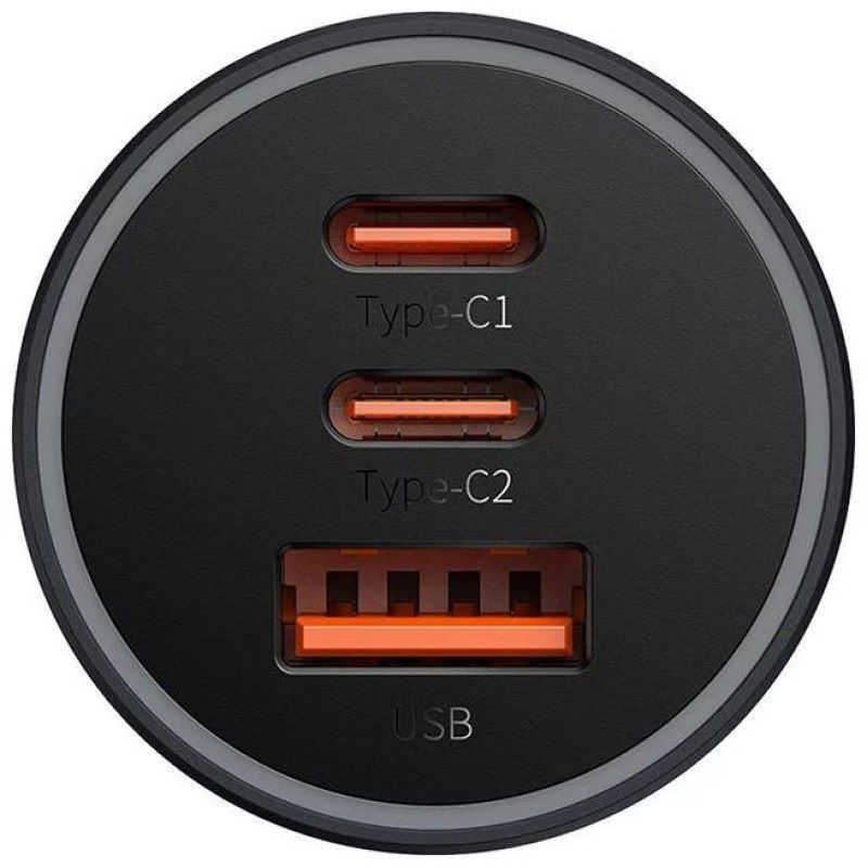 Baseus Golden Contactor Pro Car Charger 65W Grey Baseus Golden Contactor Pro Car Charger 65W Grey