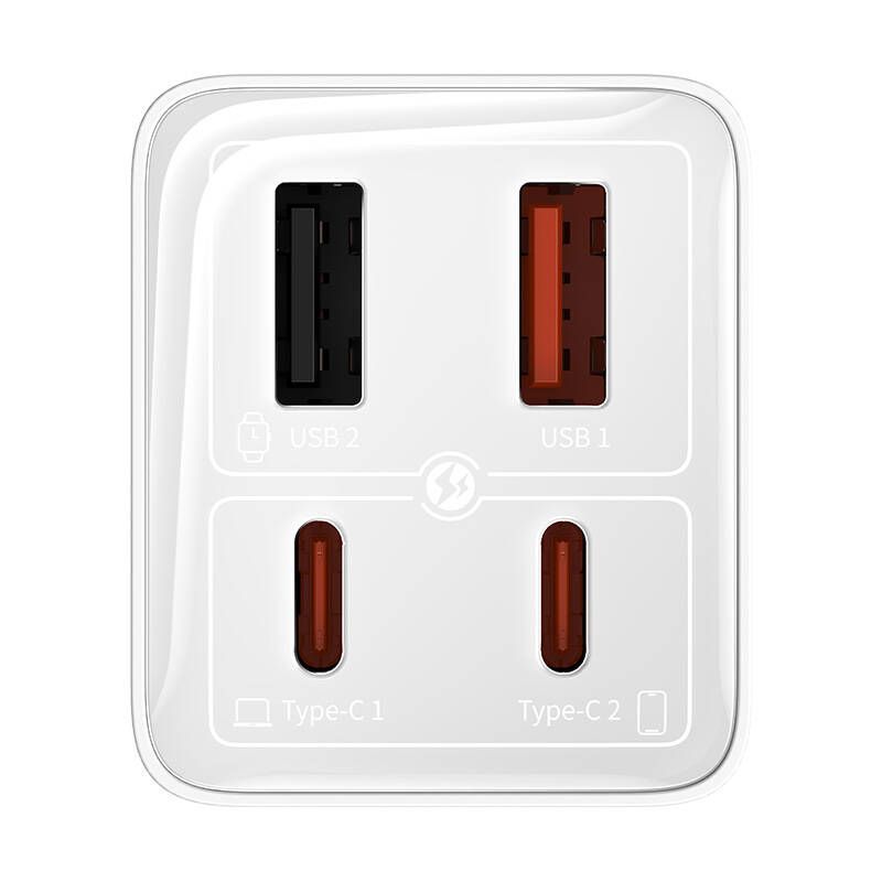 Baseus GAN6 Pro Charger White Baseus GAN6 Pro Charger White