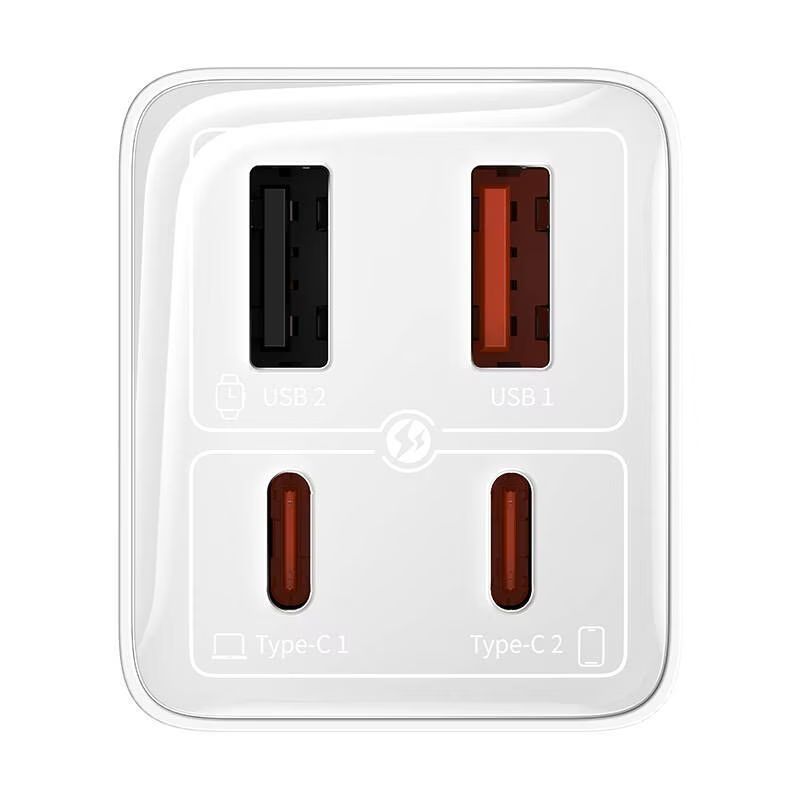 Baseus GAN6 Pro Charger White Baseus GAN6 Pro Charger White