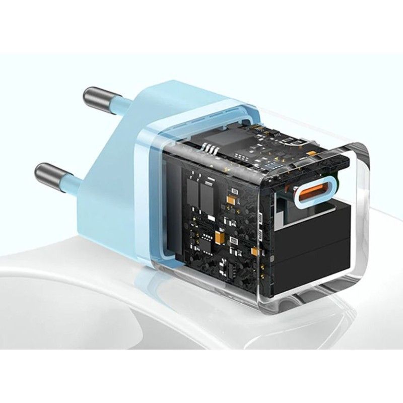 Baseus GaN5 Mini USB-C Charger Blue Baseus GaN5 Mini USB-C Charger Blue