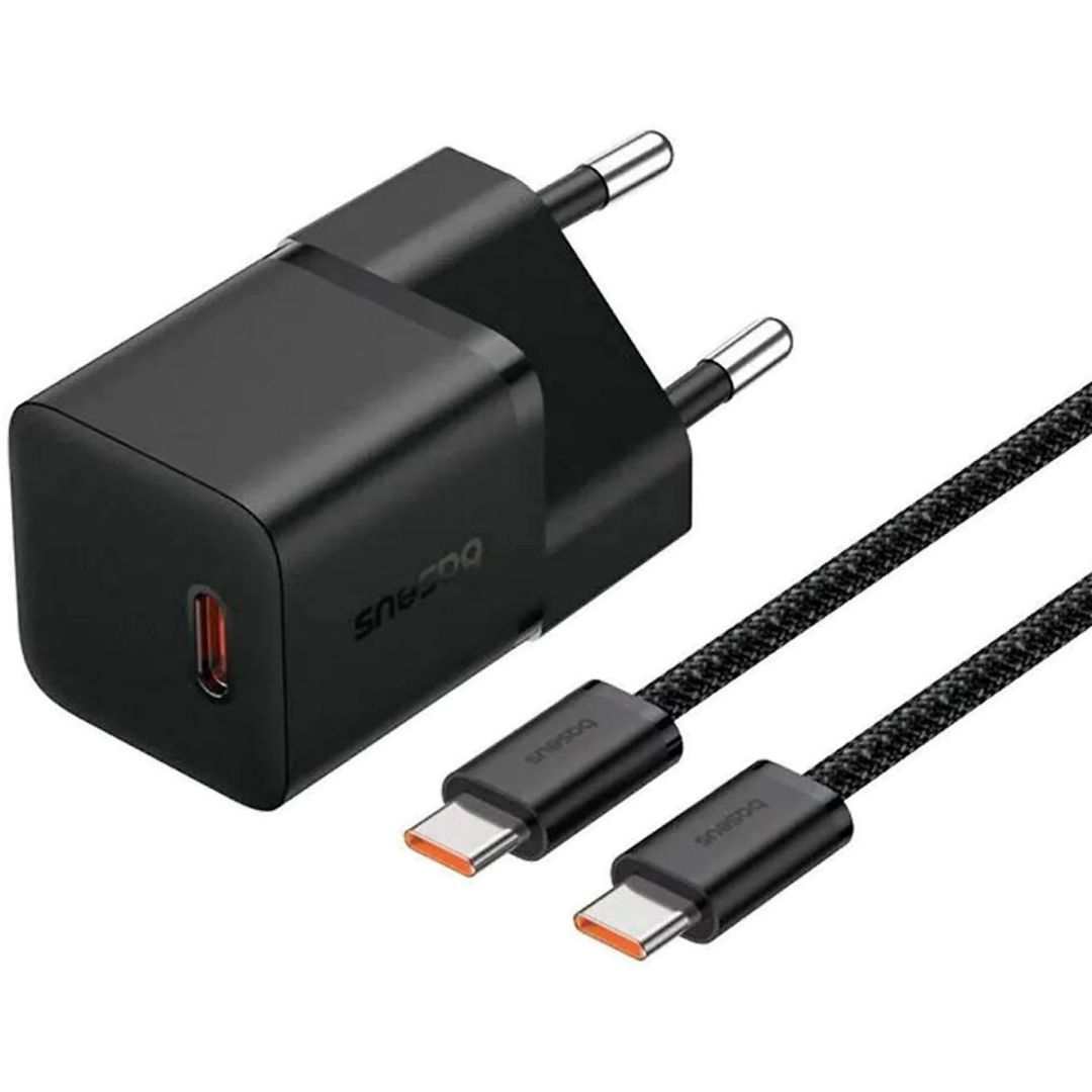 Baseus GaN5 Mini 20W Wall Charger Black