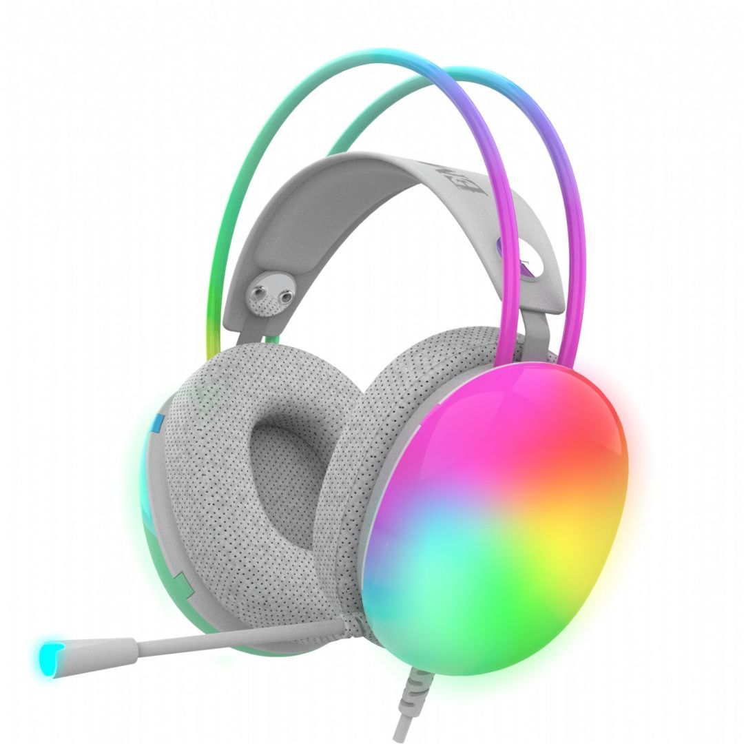 INCA IGK-X8Y RGB Gaming Headset Grey INCA IGK-X8Y RGB Gaming Headset Grey