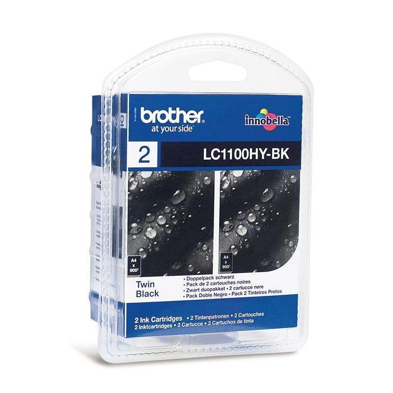 Brother LC1100HYBK2 Black (Twin Pack) Brother LC1100HYBK2 Black (Twin Pack)