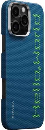 Pitaka Tactile Woven Case for iPhone 16 Pro Hello World Pitaka Tactile Woven Case for iPhone 16 Pro Hello World