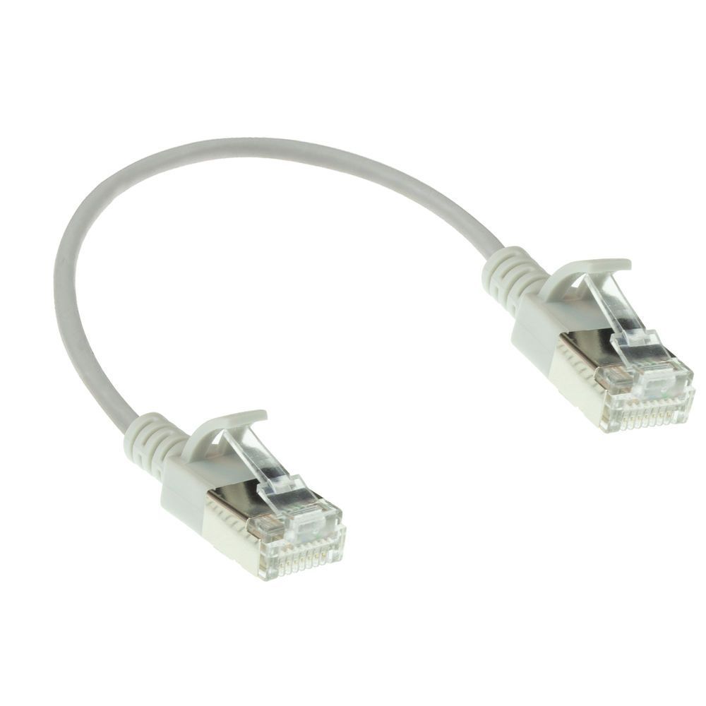 ACT CAT6A U-FTP Patch Cable 0,15m Grey ACT CAT6A U-FTP Patch Cable 0,15m Grey