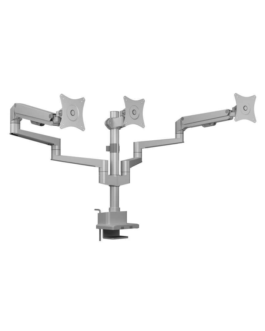 Raidsonic IcyBox IB-MS525-T Three Monitor Stand Desk mounted 17"-30" Grey