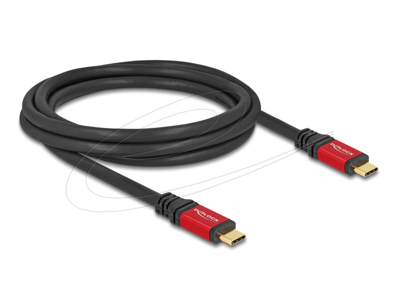 DeLock USB cable USB-C to USB-C 2m Red DeLock USB cable USB-C to USB-C 2m Red