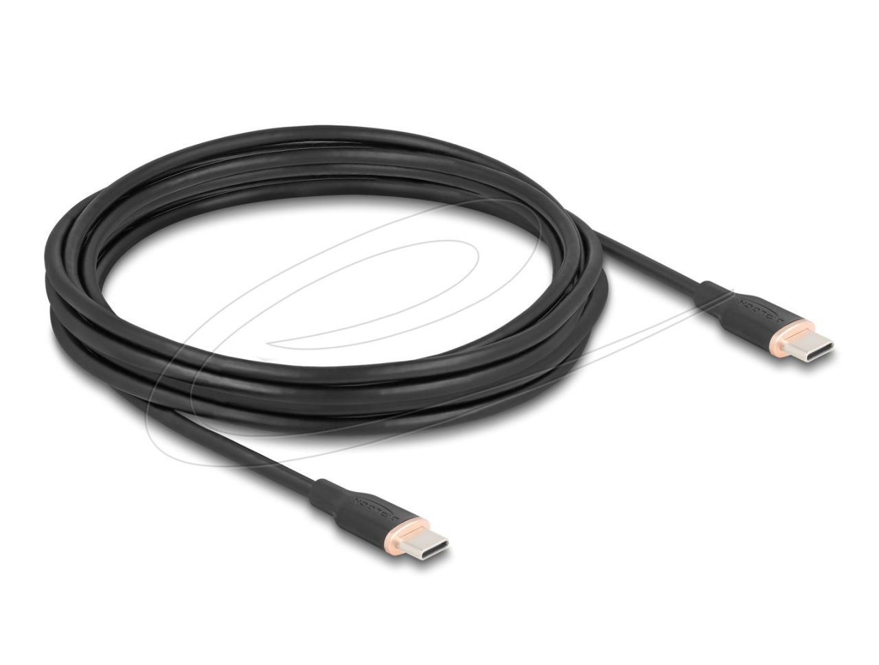 DeLock USB cable USB-C to USB-C 4m Black DeLock USB cable USB-C to USB-C 4m Black