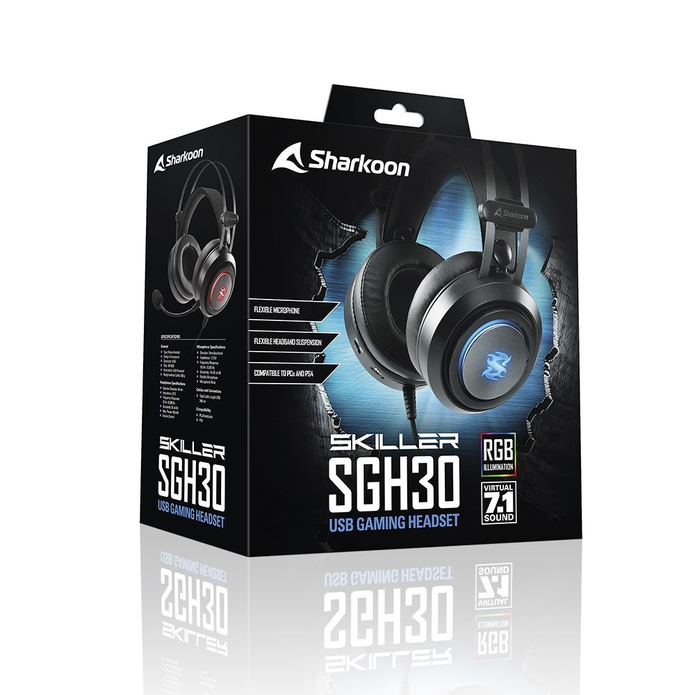 Sharkoon Skiller SGH30 Headset Black Sharkoon Skiller SGH30 Headset Black
