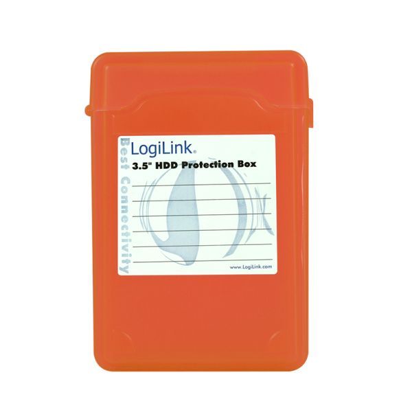 Logilink protection box for 3.5" HDDs Orange Logilink protection box for 3.5" HDDs Orange