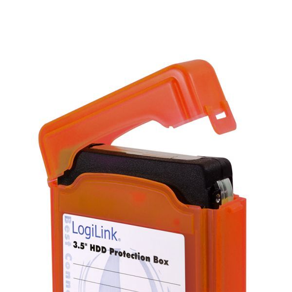 Logilink protection box for 3.5" HDDs Orange Logilink protection box for 3.5" HDDs Orange