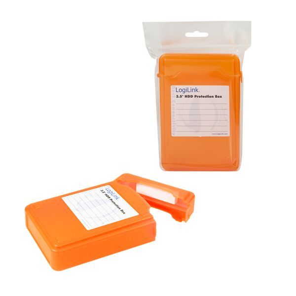 Logilink protection box for 3.5" HDDs Orange Logilink protection box for 3.5" HDDs Orange