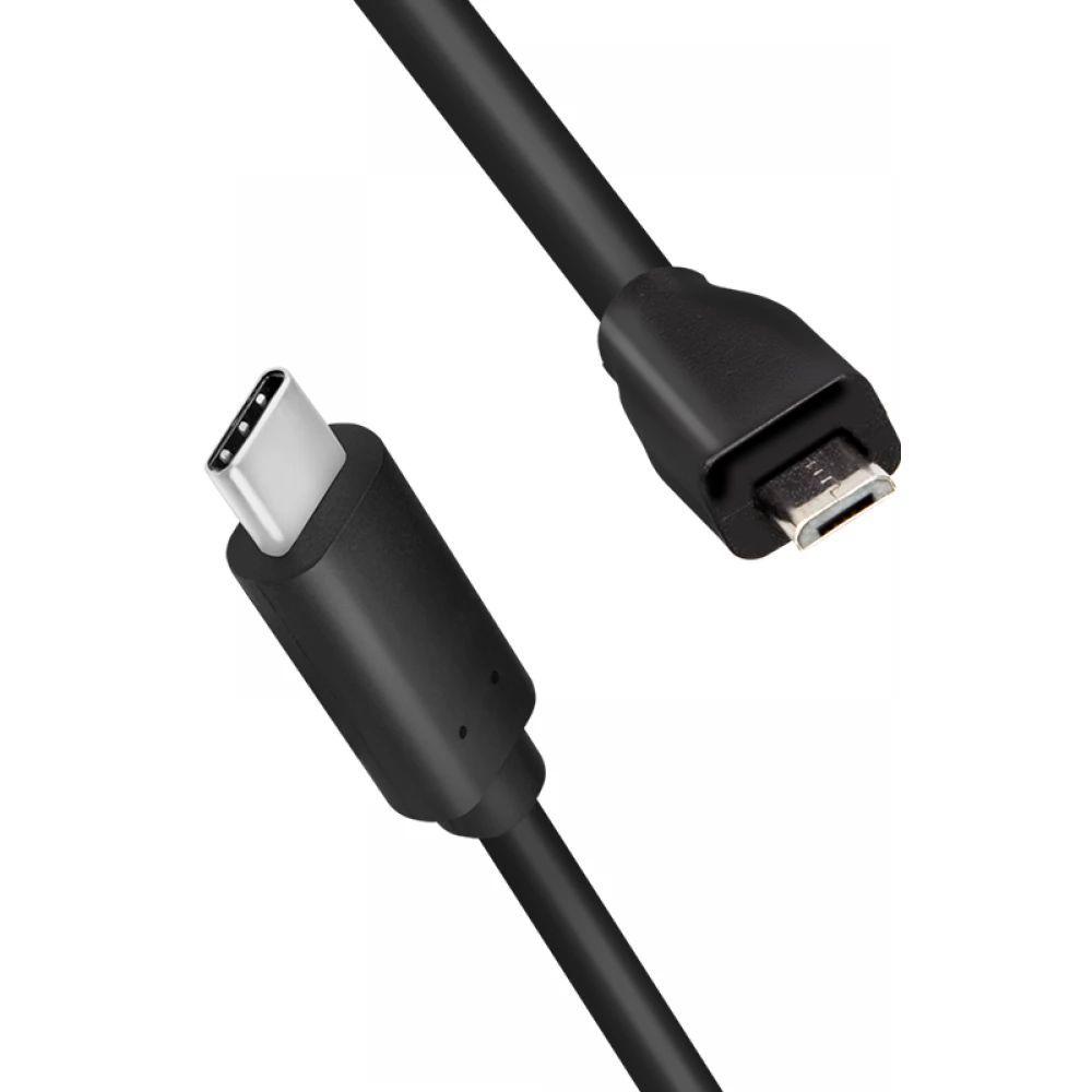 Logilink USB 2.0 cable USB-C male to micro-USB male 1m Black Logilink USB 2.0 cable USB-C male to micro-USB male 1m Black
