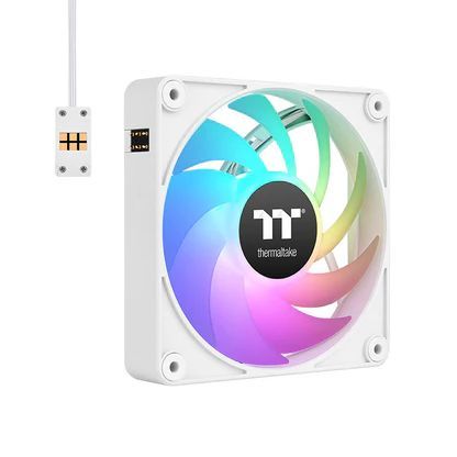 Thermaltake CT120 EX ARGB Sync PC Cooling Fan White (3-Fan Pack) Thermaltake CT120 EX ARGB Sync PC Cooling Fan White (3-Fan Pack)