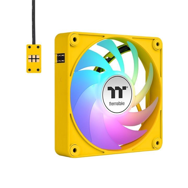 Thermaltake CT140 EX ARGB Sync PC Cooling Fan Bumblebee (3-Fan Pack) Thermaltake CT140 EX ARGB Sync PC Cooling Fan Bumblebee (3-Fan Pack)