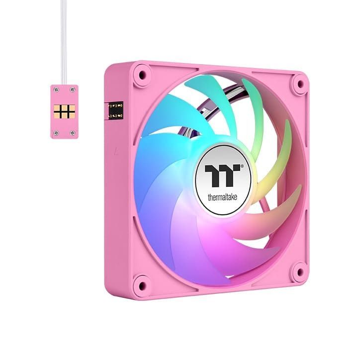Thermaltake CT140 EX ARGB Sync PC Cooling Fan Pink (3-Fan Pack) Thermaltake CT140 EX ARGB Sync PC Cooling Fan Pink (3-Fan Pack)