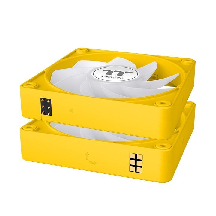 Thermaltake CT120 EX Reverse ARGB Sync PC Cooling Fan Bumblebee (3-Fan Pack)