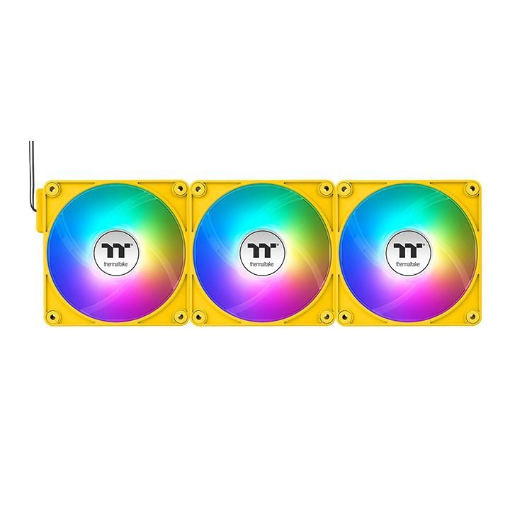 Thermaltake CT120 EX Reverse ARGB Sync PC Cooling Fan Bumblebee (3-Fan Pack)
