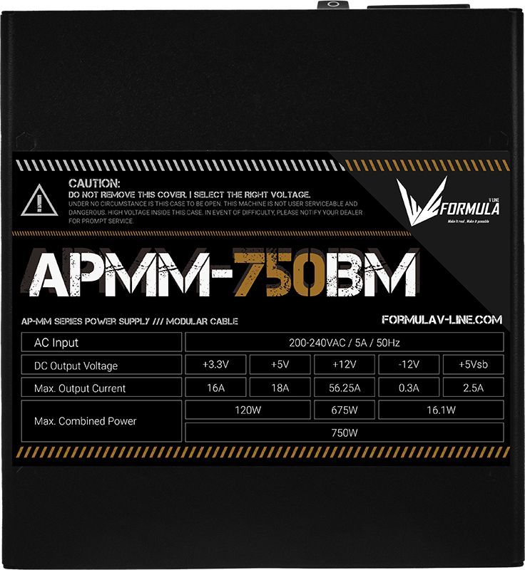 Formula 750W 80+ Bronze APMM-750BM