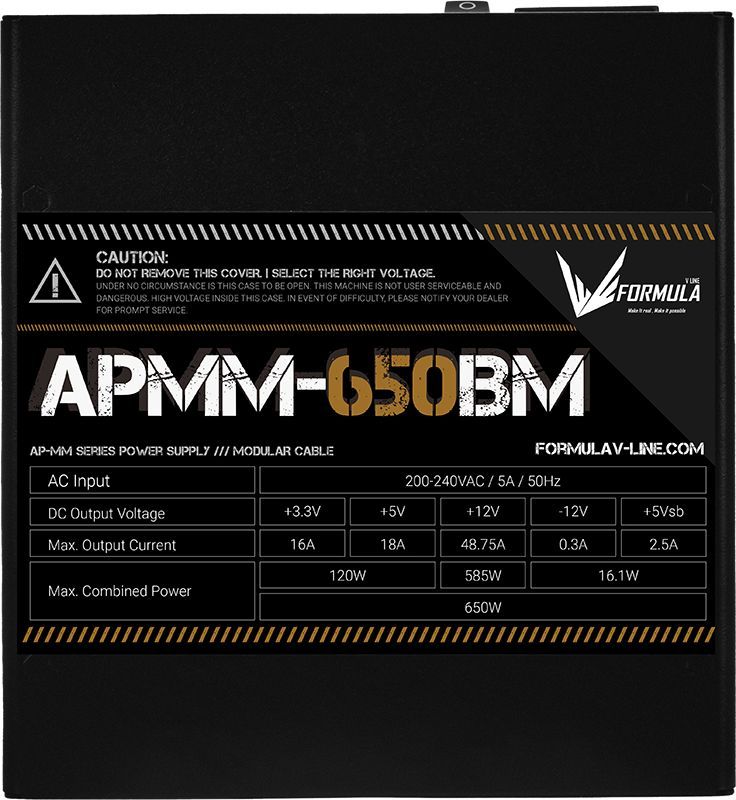 Formula 650W 80+ Bronze APMM-650BM