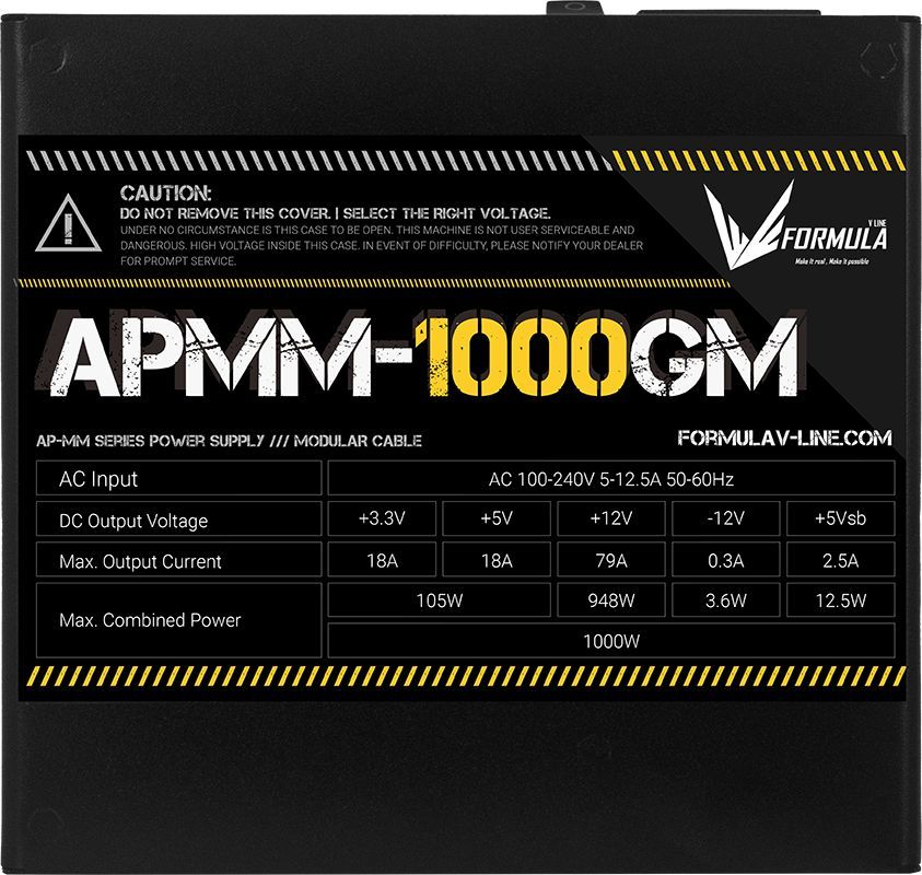 Formula 1000W 80+ Gold APMM-1000GM